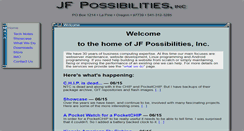 Desktop Screenshot of jfpossibilities.com